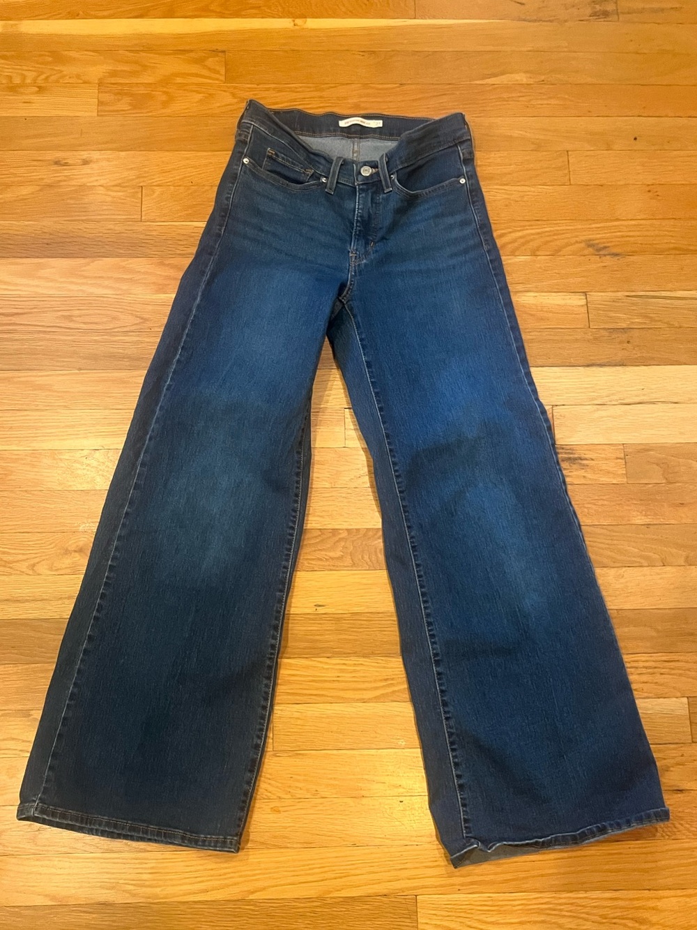 Levi's 318 shaping Mid Blue Wide-Leg Women's Jeans